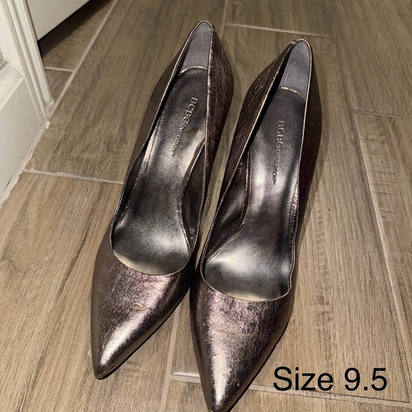 BCBGMaxAzria Shoes - BCBGMaxAzria Women's Shimmering Silver Heels